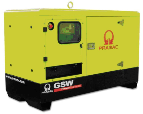 Дизельный генератор Pramac GSW 22 Y AUTO в кожухе