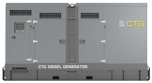 Дизельный генератор CTG 625D в кожухе с АВР